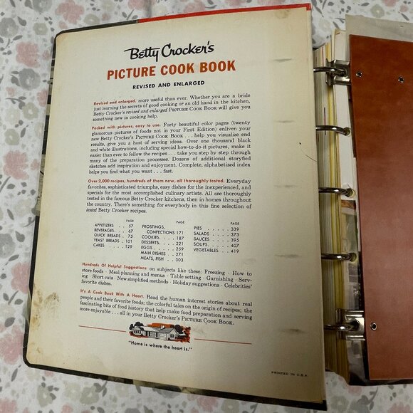 Vintage Betty Crocker's Picture Cookbook - Hardcover - 1956 - Picture 8 of 16